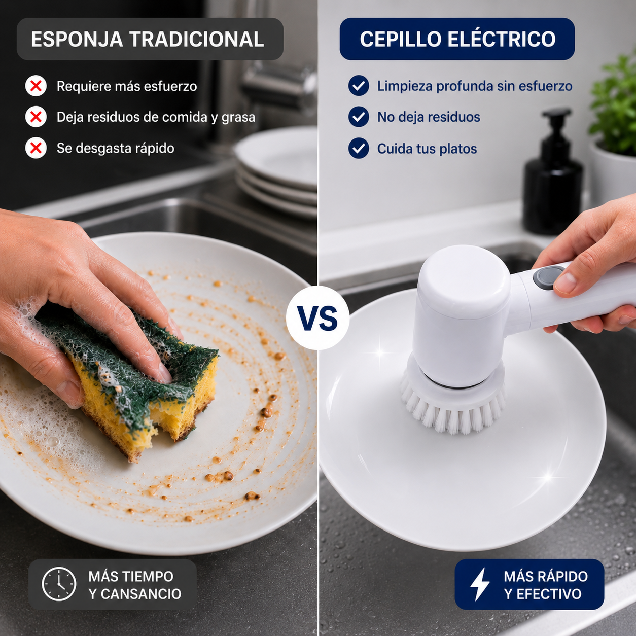 CleanUp™Cepillo Eléctrico Inalámbrico 3 en 1
